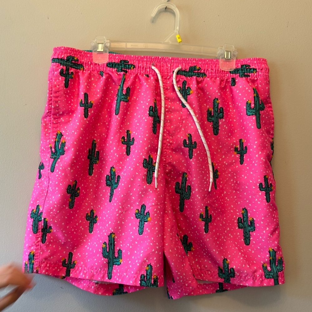 Cactus swim trunks, Large